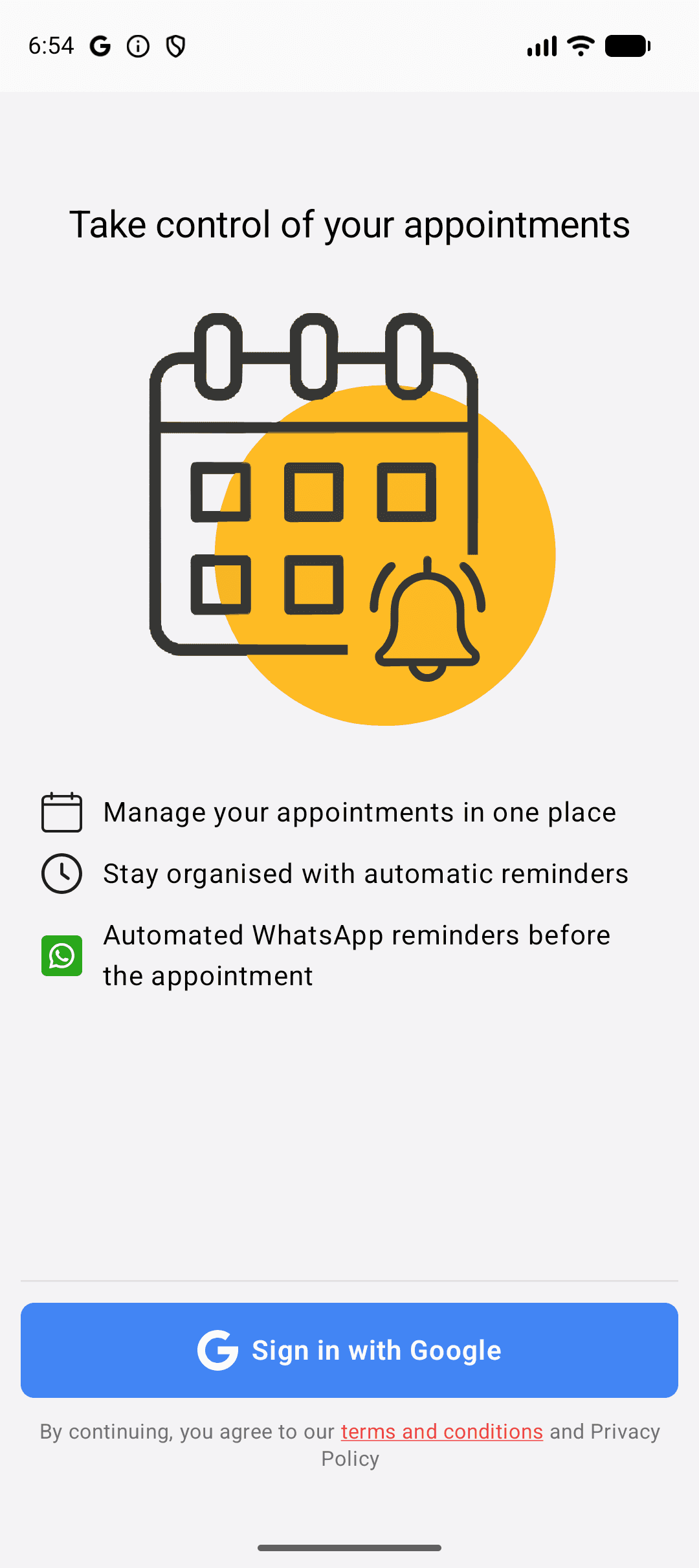 Seneca Notify secure sign-in